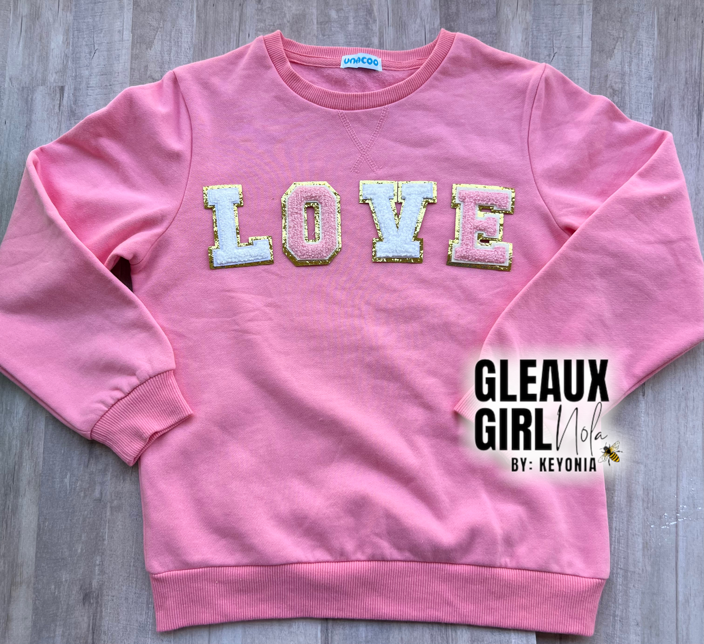 Custom Chenille Patch Sweatshirt -TODDLER/YOUTH