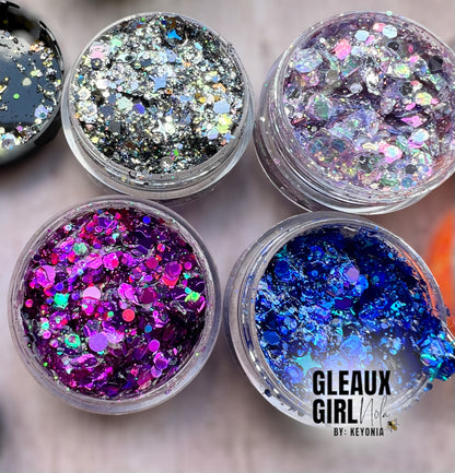 Custom Cosmetic Body & Hair Glitter Gel