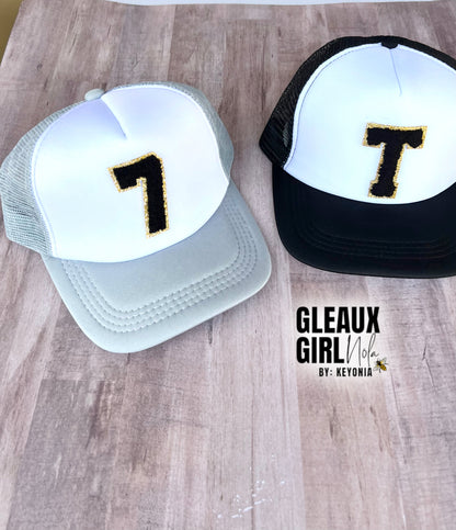 Custom Varsity Letter Trucker Hat