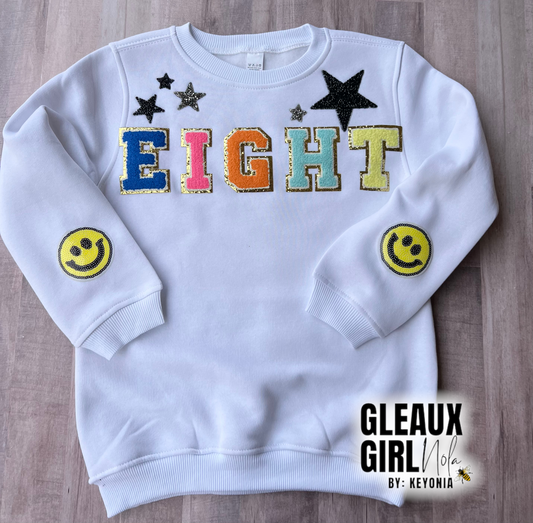 Custom Chenille Patch Sweatshirt -TODDLER/YOUTH