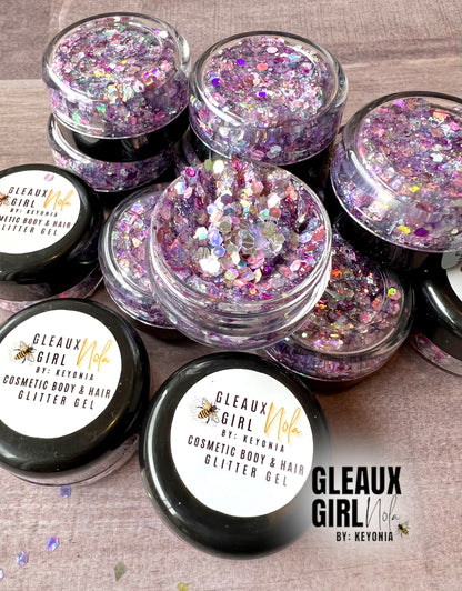 Custom Cosmetic Body & Hair Glitter Gel