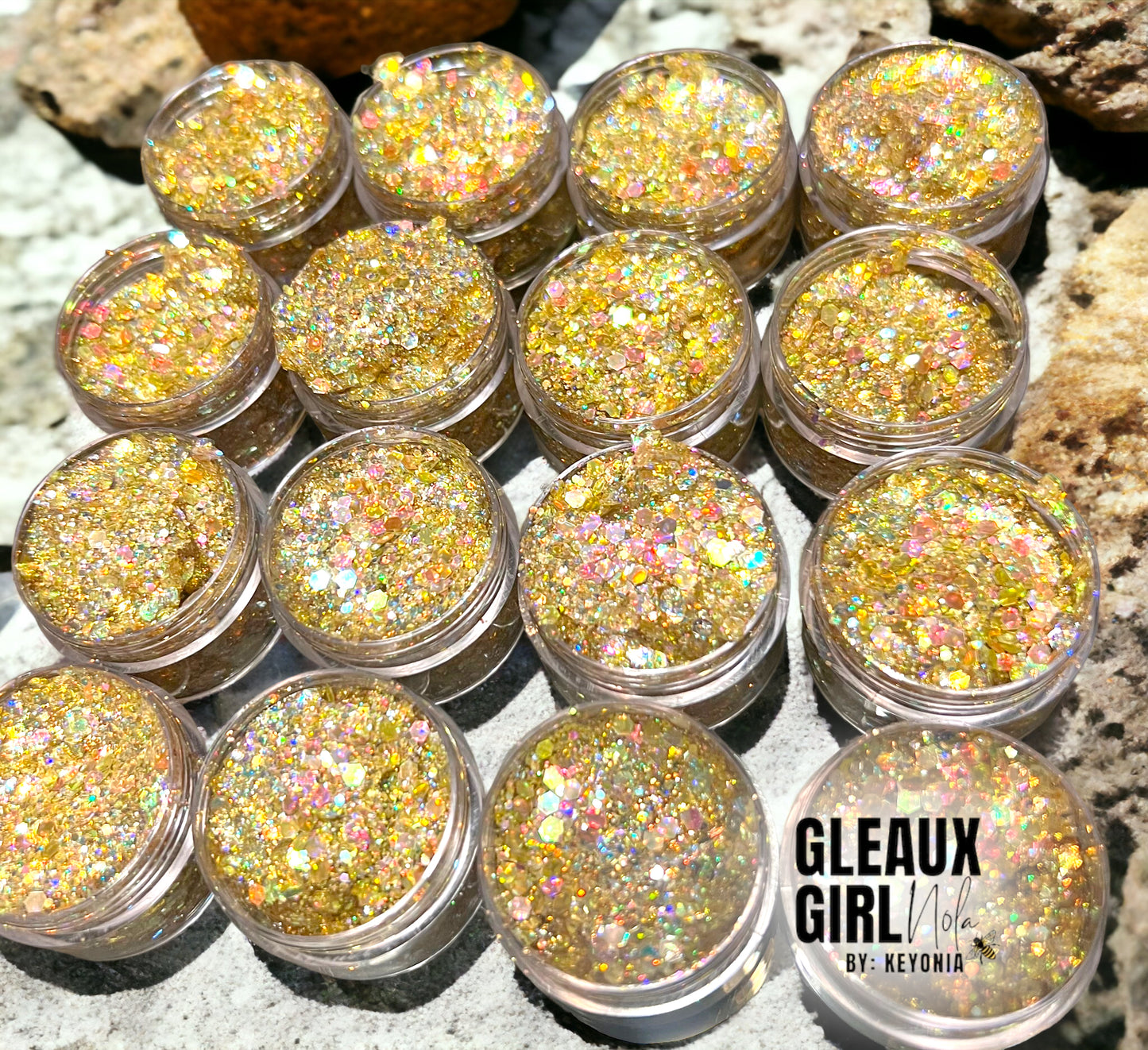 Custom Cosmetic Body & Hair Glitter Gel