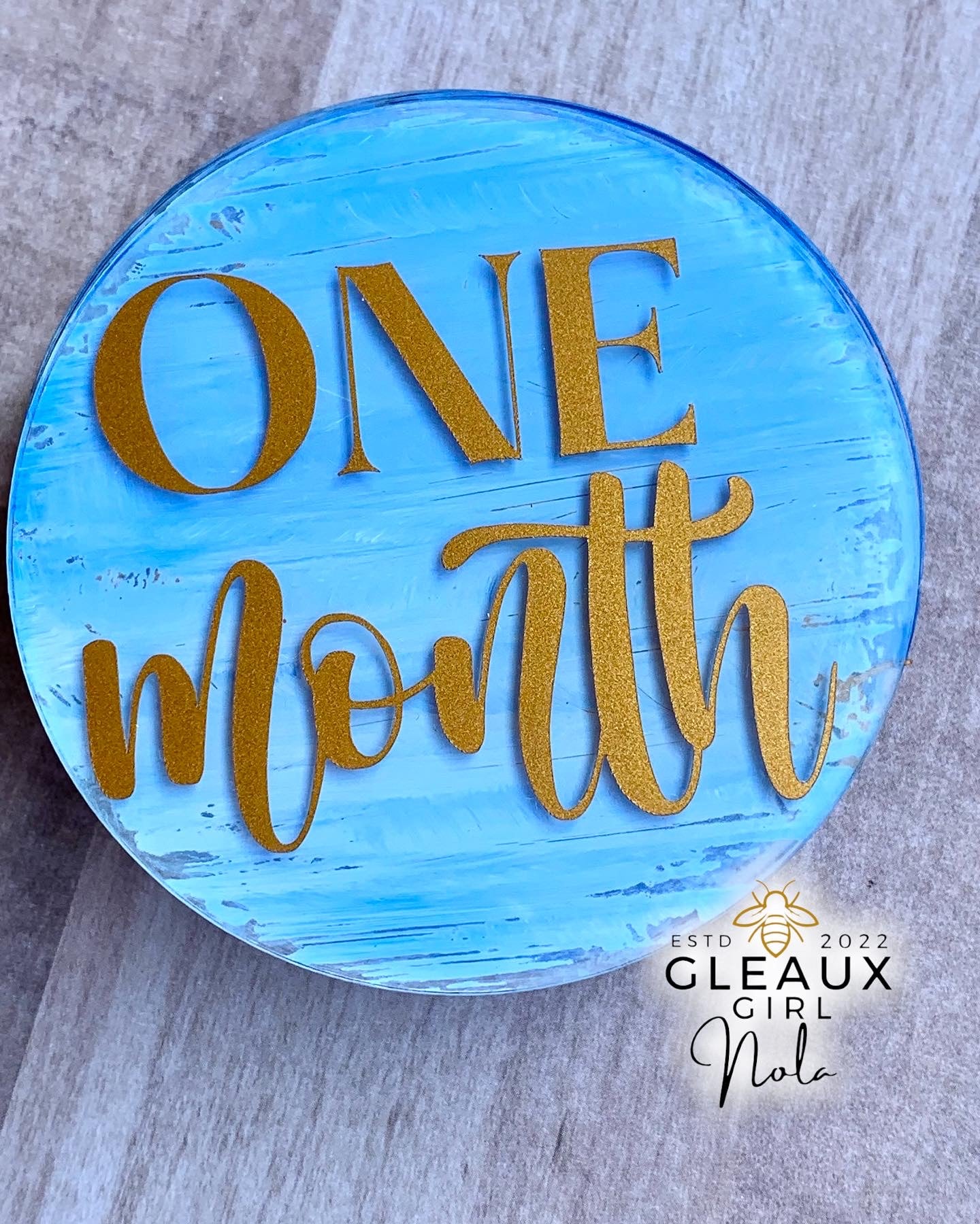 Custom Acrylic Baby Milestone Discs