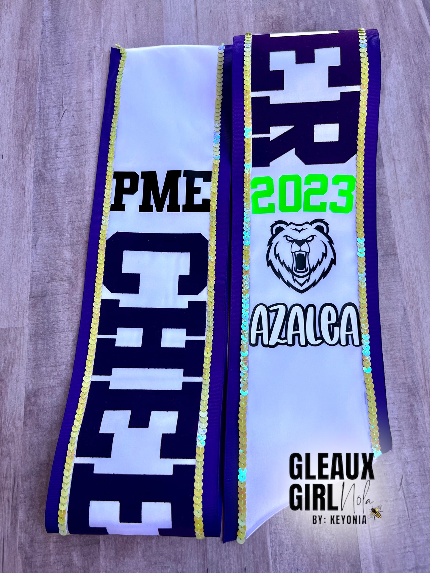 Custom Spirit Sash