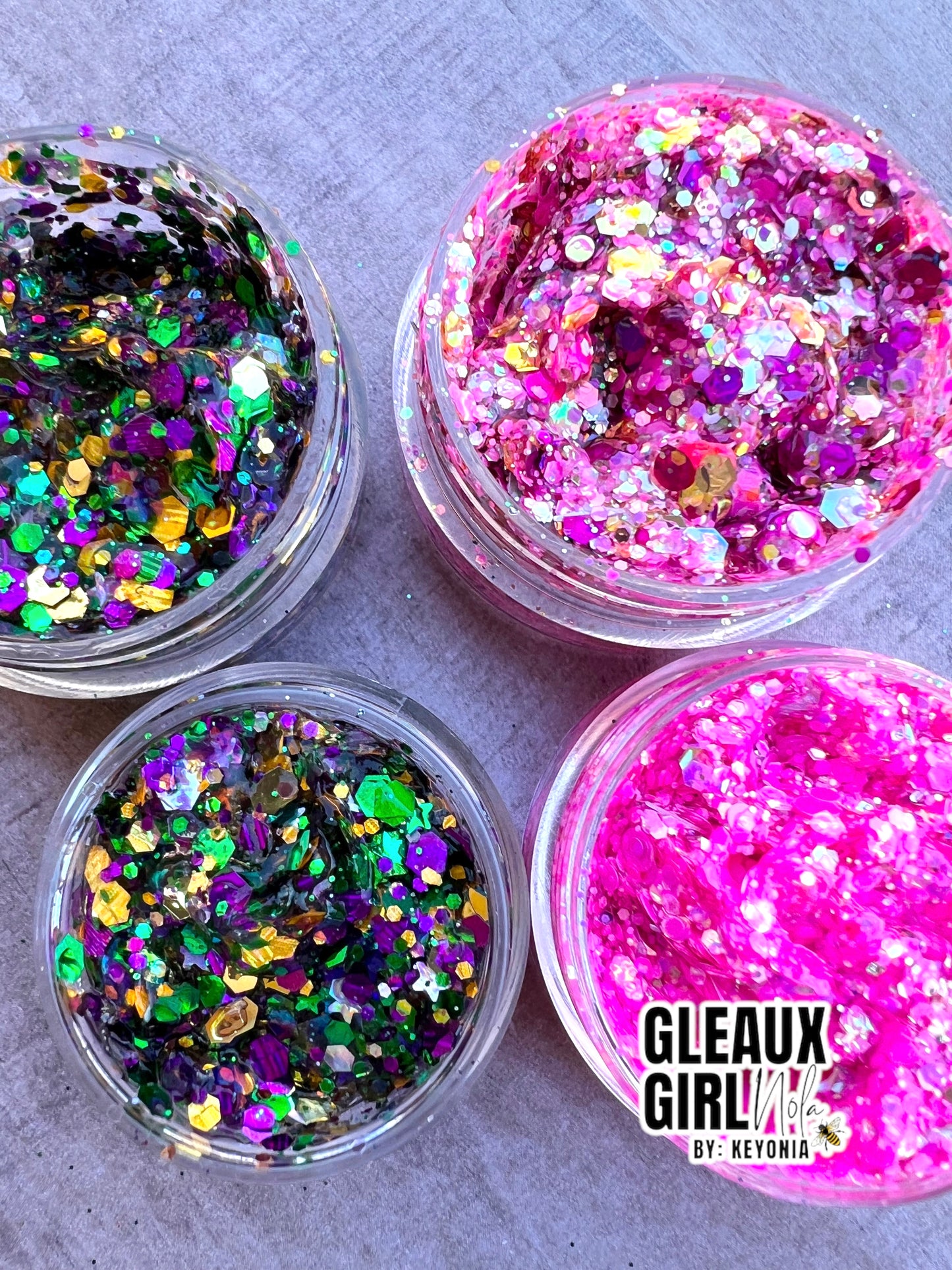 Custom Cosmetic Body & Hair Glitter Gel