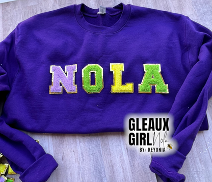 Custom Chenille Patch Sweatshirt -TODDLER/YOUTH