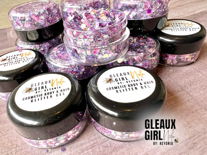 Custom Cosmetic Body & Hair Glitter Gel