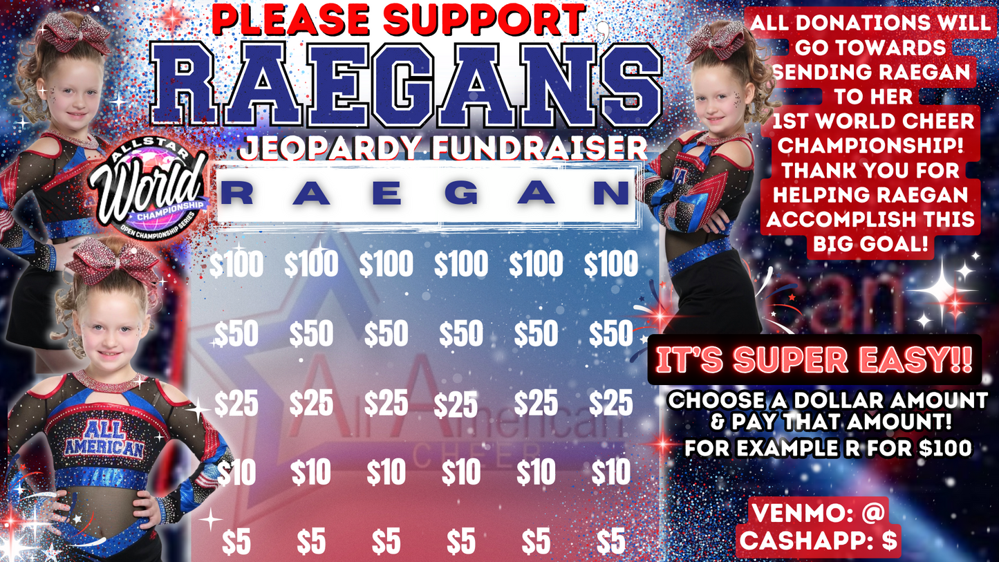 Custom Fundraiser Flyer