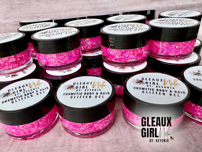 Custom Cosmetic Body & Hair Glitter Gel