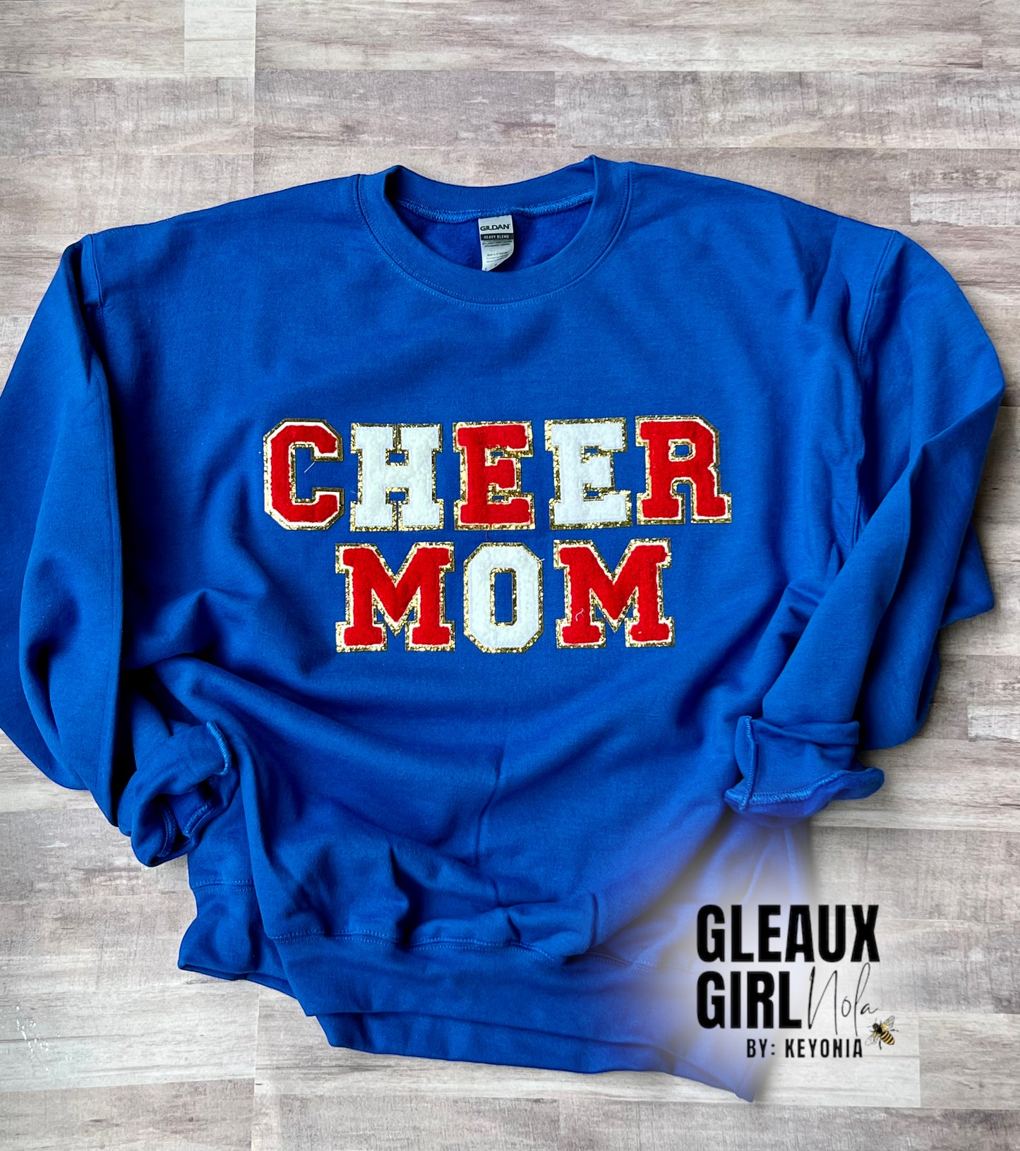 Custom Chenille Patch Sweatshirt -ADULT